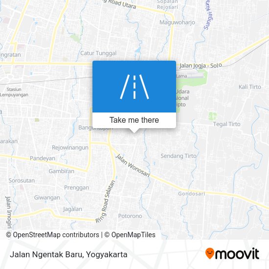 Jalan Ngentak Baru map
