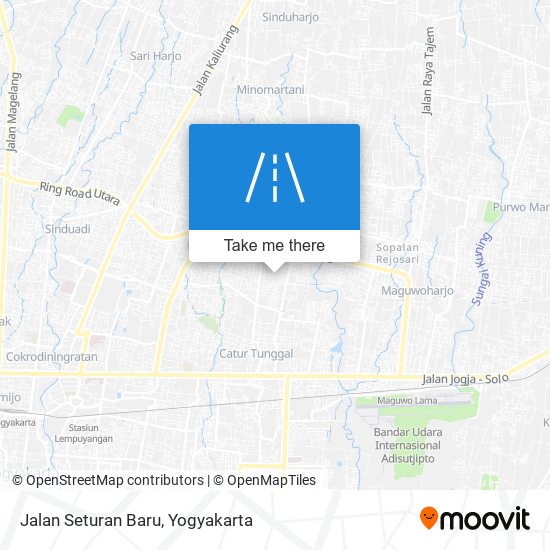 Jalan Seturan Baru map