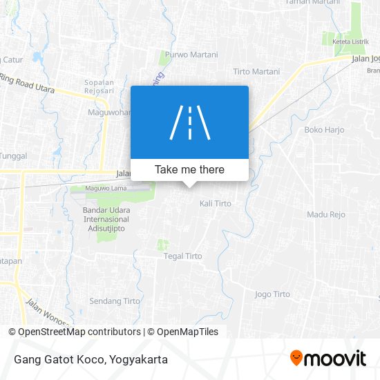 Gang Gatot Koco map