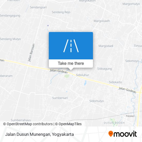 Jalan Dusun Munengan map
