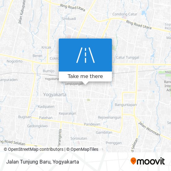 Jalan Tunjung Baru map