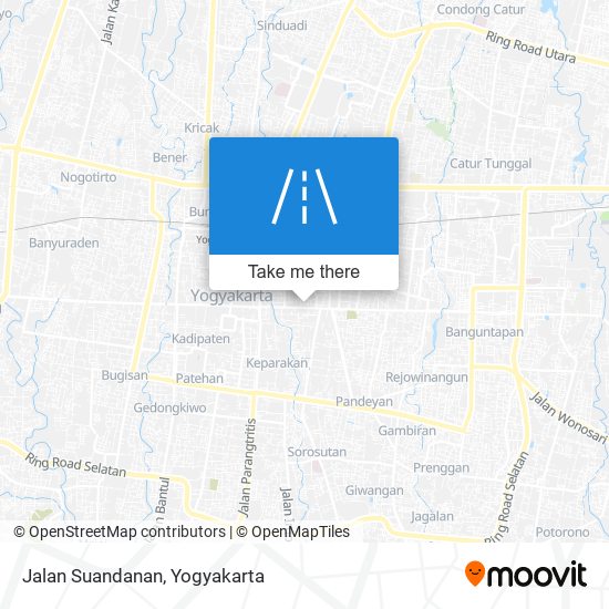 Jalan Suandanan map