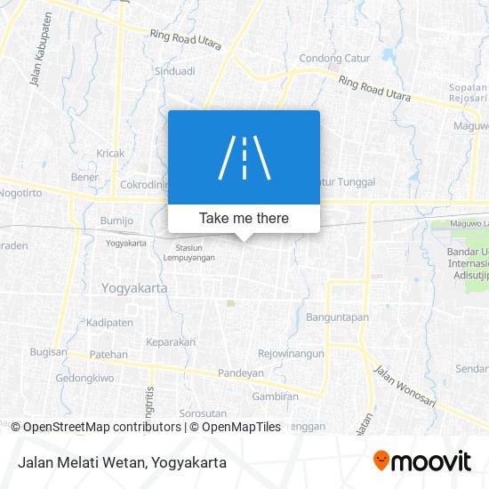 Jalan Melati Wetan map