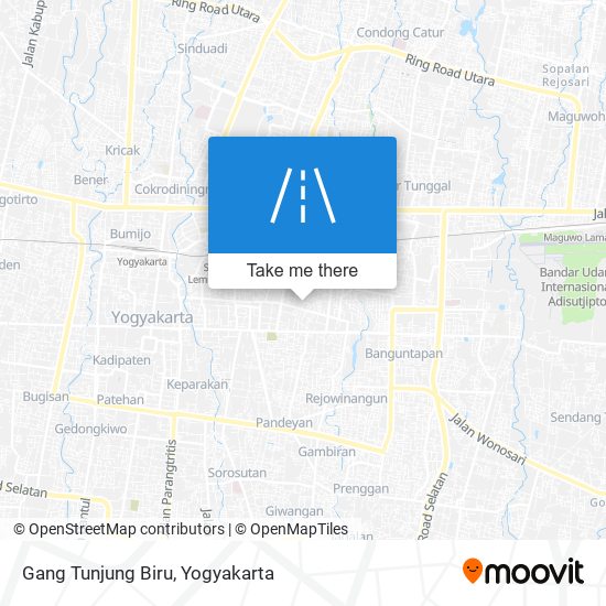 Gang Tunjung Biru map