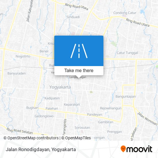 Jalan Ronodigdayan map