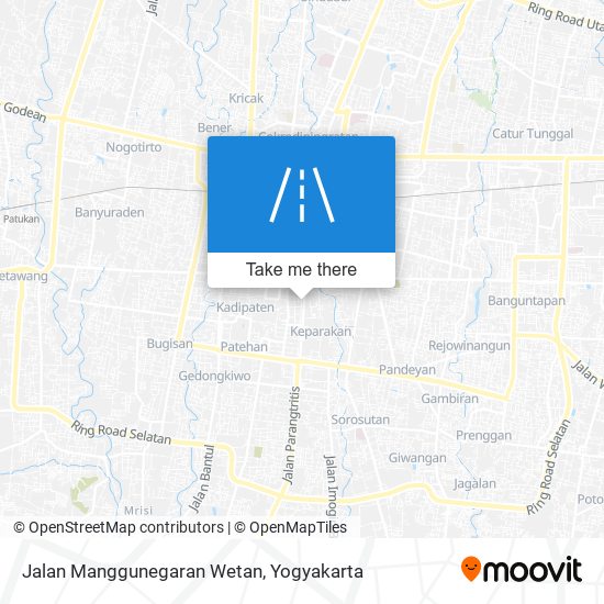 Jalan Manggunegaran Wetan map
