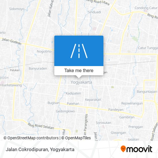 Jalan Cokrodipuran map