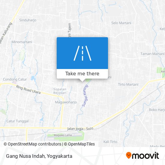 Gang Nusa Indah map