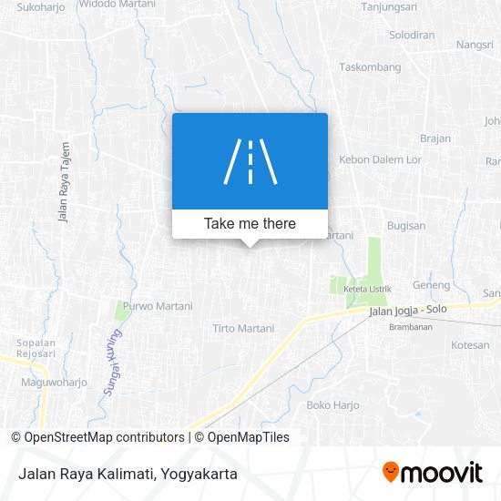 Jalan Raya Kalimati map