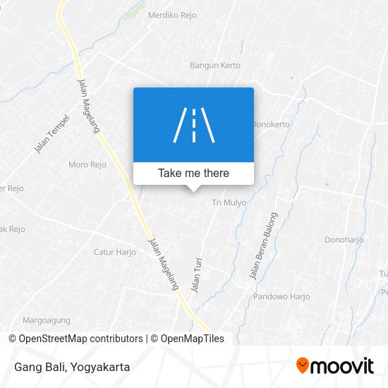 Gang Bali map