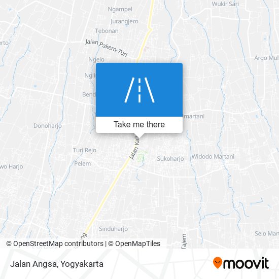 Jalan Angsa map