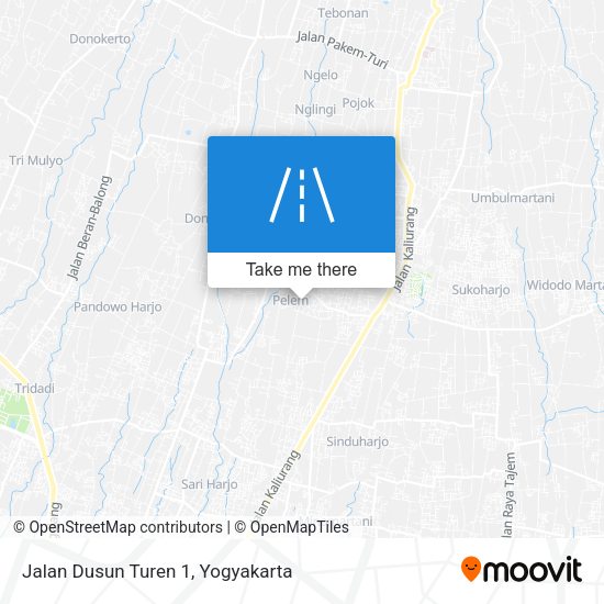 Jalan Dusun Turen 1 map