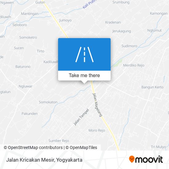 Jalan Kricakan Mesir map