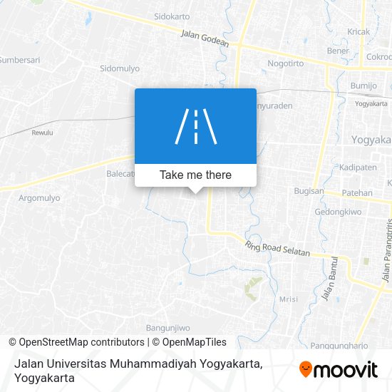 Jalan Universitas Muhammadiyah Yogyakarta map
