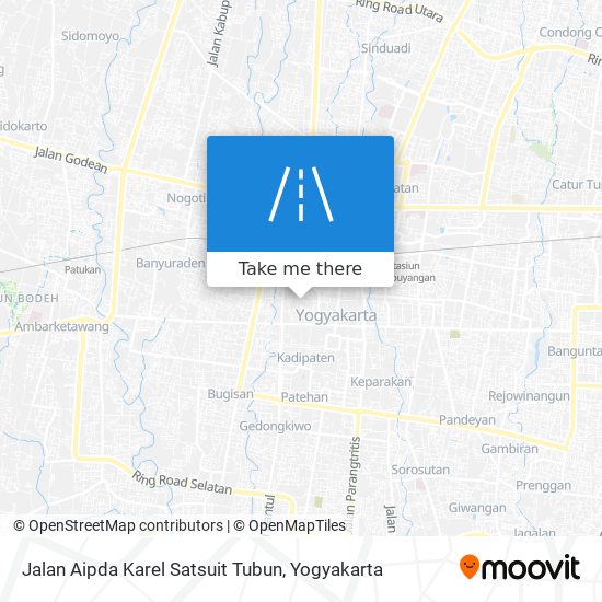 Jalan Aipda Karel Satsuit Tubun map