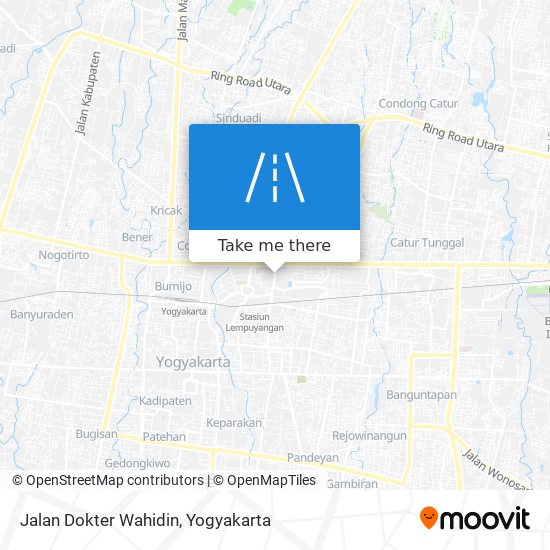 Jalan Dokter Wahidin map