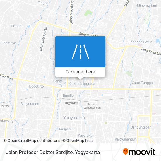 Jalan Profesor Dokter Sardjito map