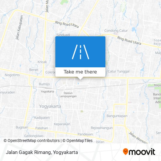 Jalan Gagak Rimang map