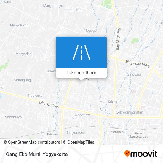 Gang Eko Murti map