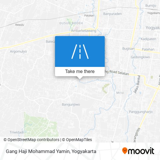 Gang Haji Mohammad Yamin map