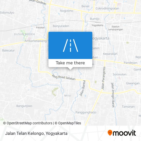 Jalan Telan Kelongo map