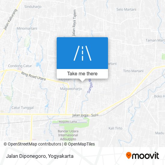 Jalan Diponegoro map