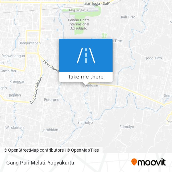 Gang Puri Melati map