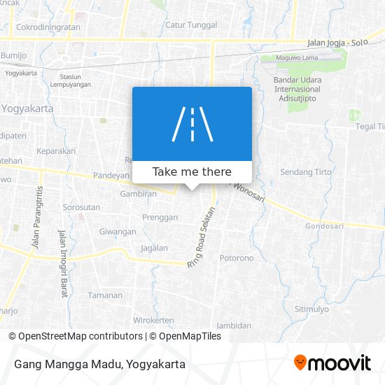 Gang Mangga Madu map