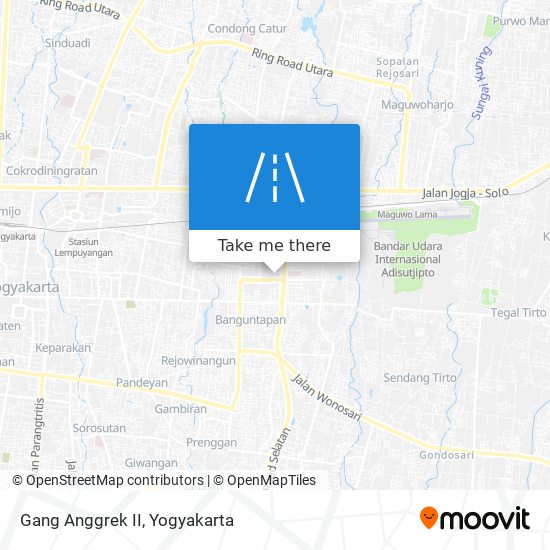 Gang Anggrek II map