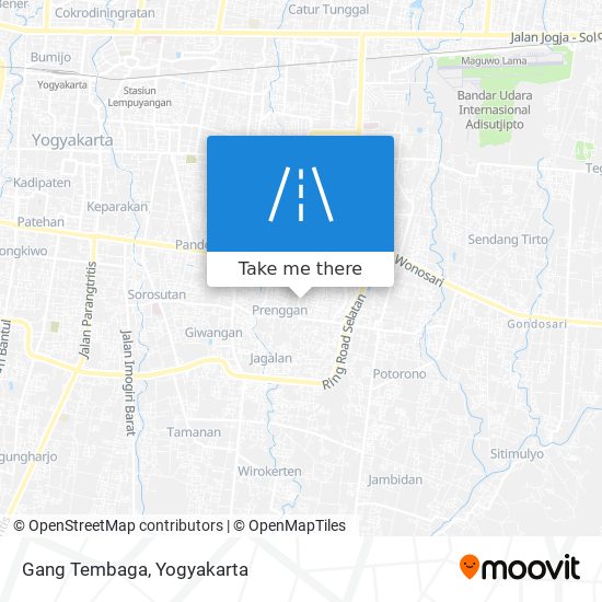 Gang Tembaga map