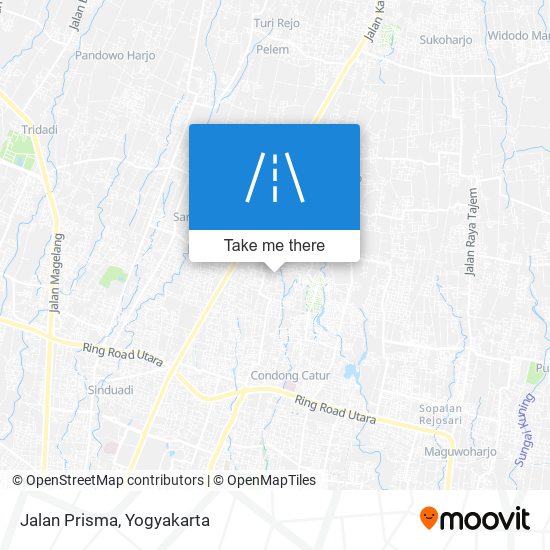 Jalan Prisma map