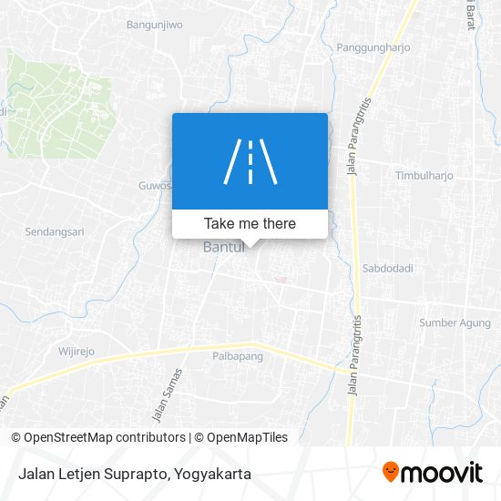 Jalan Letjen Suprapto map