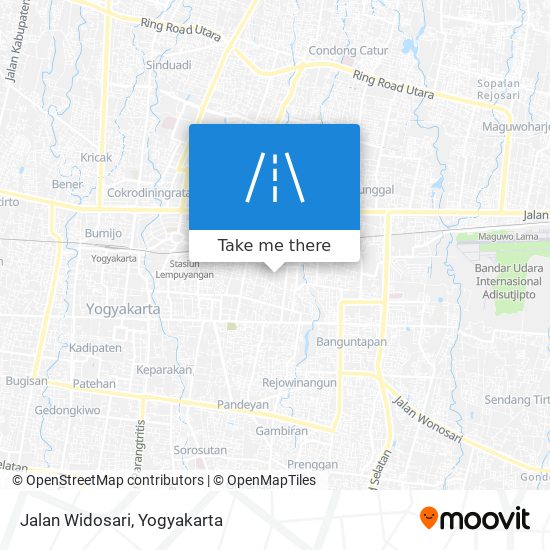 Jalan Widosari map