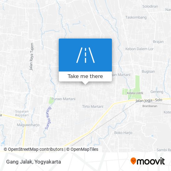 Gang Jalak map