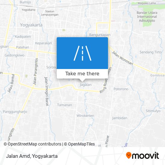 Jalan Amd map