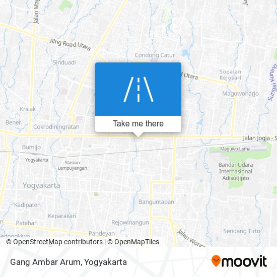 Gang Ambar Arum map