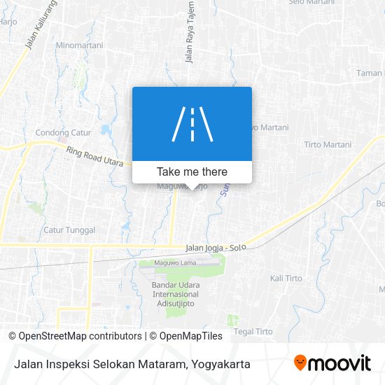 Jalan Inspeksi Selokan Mataram map