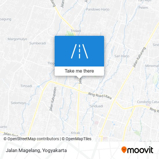 Jalan Magelang map