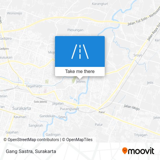 Gang Sastra map