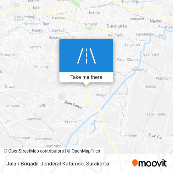 Jalan Brigadir Jenderal Katamso map