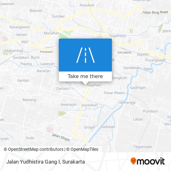 Jalan Yudhistira Gang I map