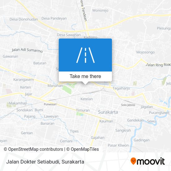 Jalan Dokter Setiabudi map