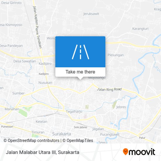 Jalan Malabar Utara III map