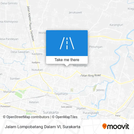 Jalam Lompobatang Dalam VI map