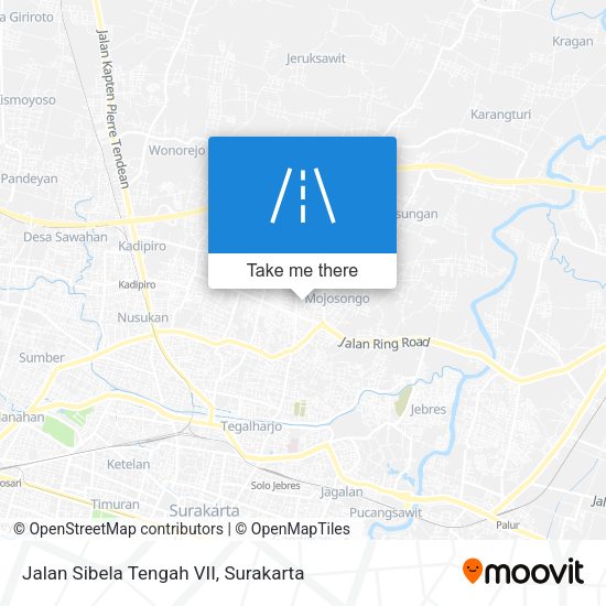 Jalan Sibela Tengah VII map