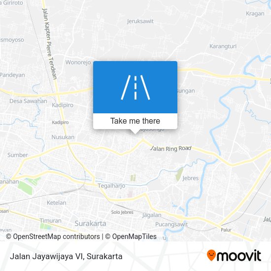 Jalan Jayawijaya VI map