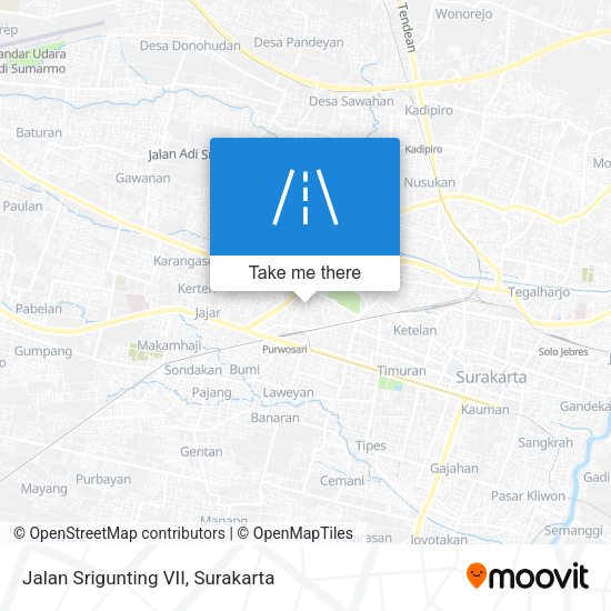 Jalan Srigunting VII map
