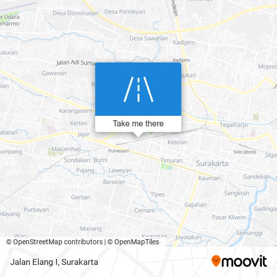 Jalan Elang I map