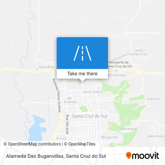 Alameda Das Buganvillas map