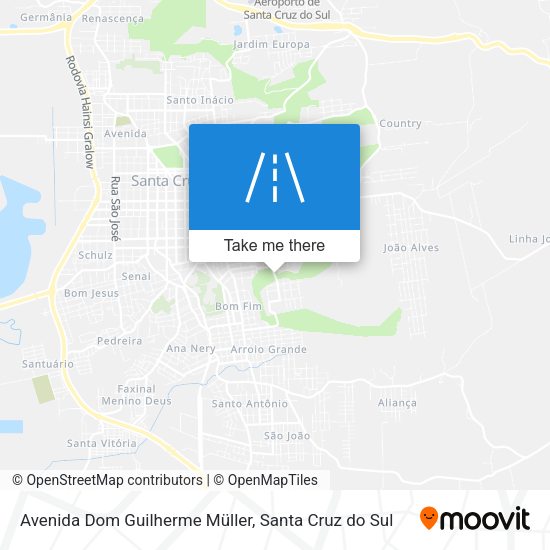Avenida Dom Guilherme Müller map
